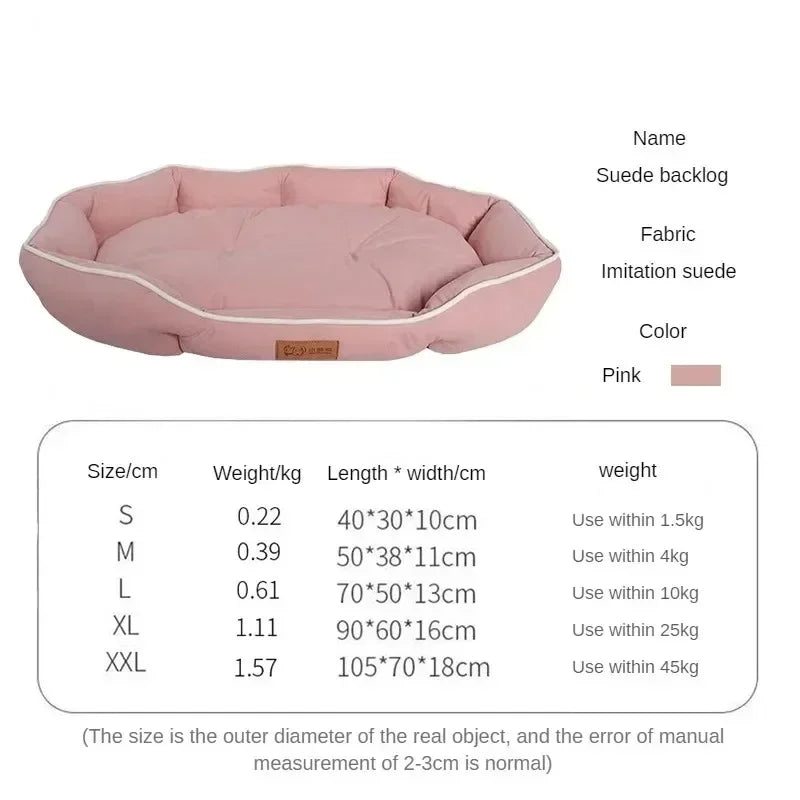 Luxury Bed for Dog Scratch Resistant Wear-Resistant Waterproof Pad Pet Cat Nest Dog Cushion Soft High Rebound Sofa Dogs Supplies