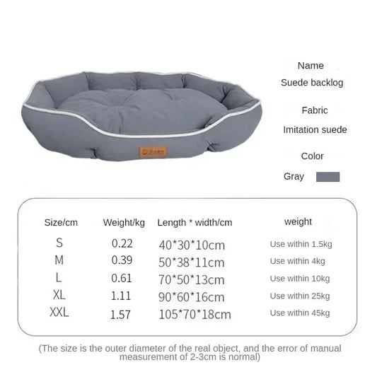 Luxury Bed for Dog Scratch Resistant Wear-Resistant Waterproof Pad Pet Cat Nest Dog Cushion Soft High Rebound Sofa Dogs Supplies