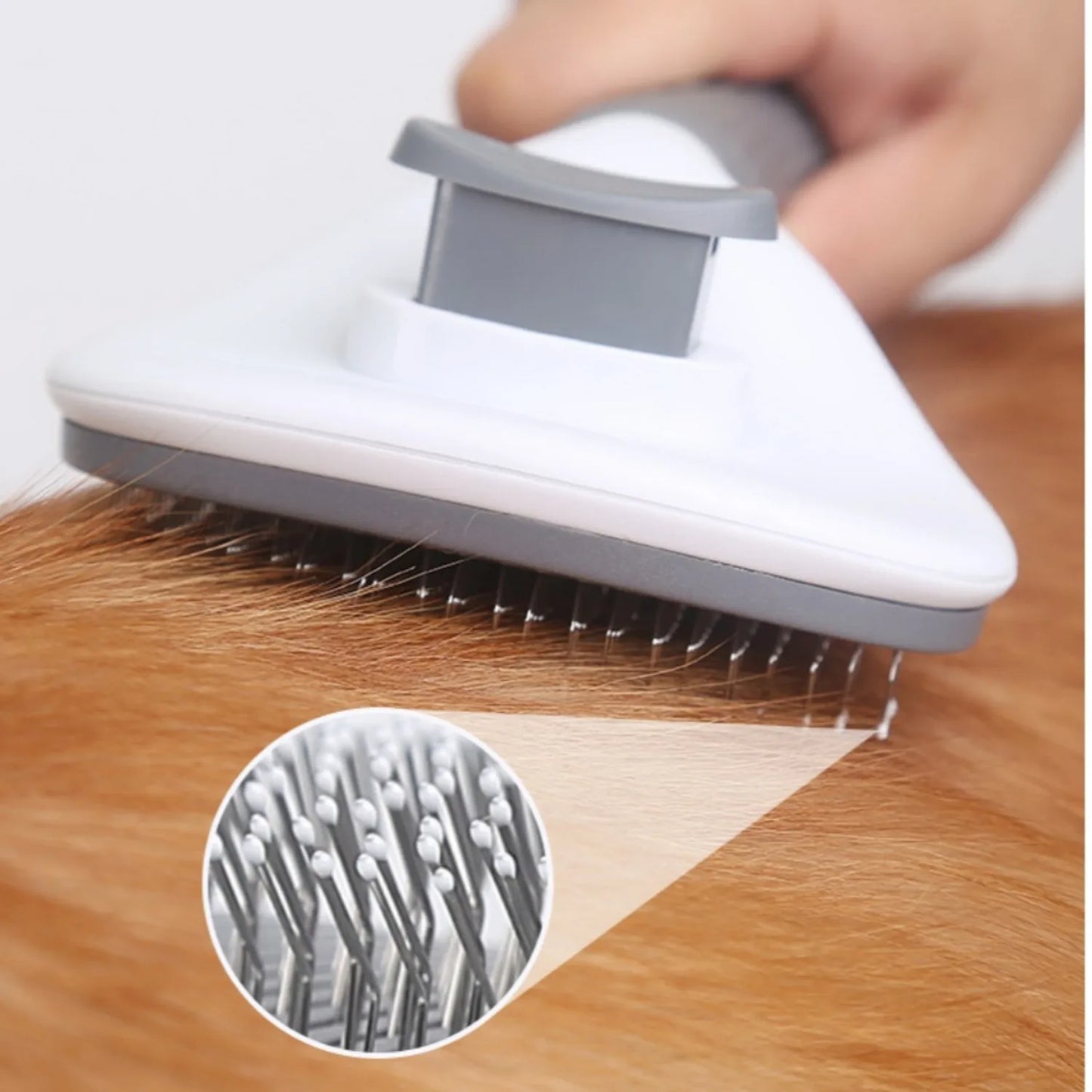 Pet One-Touch De-Shedding Pet Comb De-Shedding Cat Comb Automatic Fading Grooming Dog Comb Hair Brush