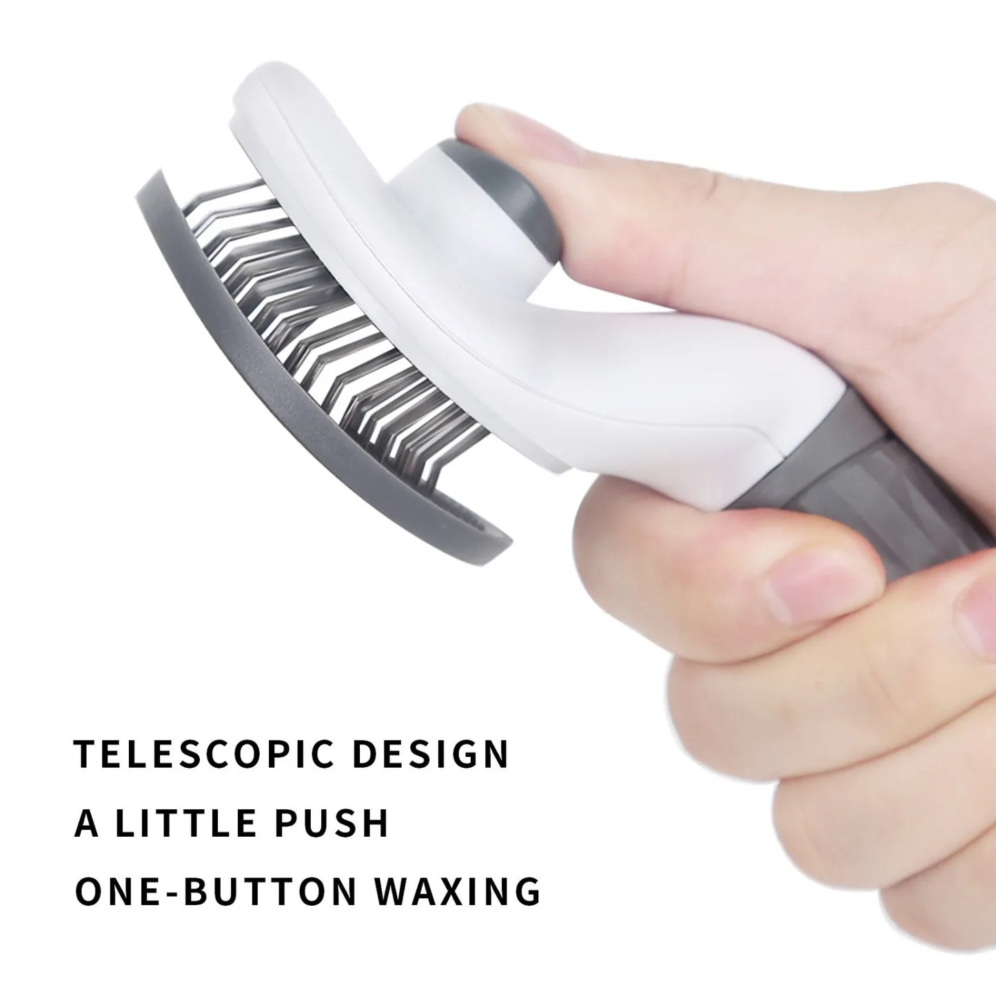 Pet One-Touch De-Shedding Pet Comb De-Shedding Cat Comb Automatic Fading Grooming Dog Comb Hair Brush