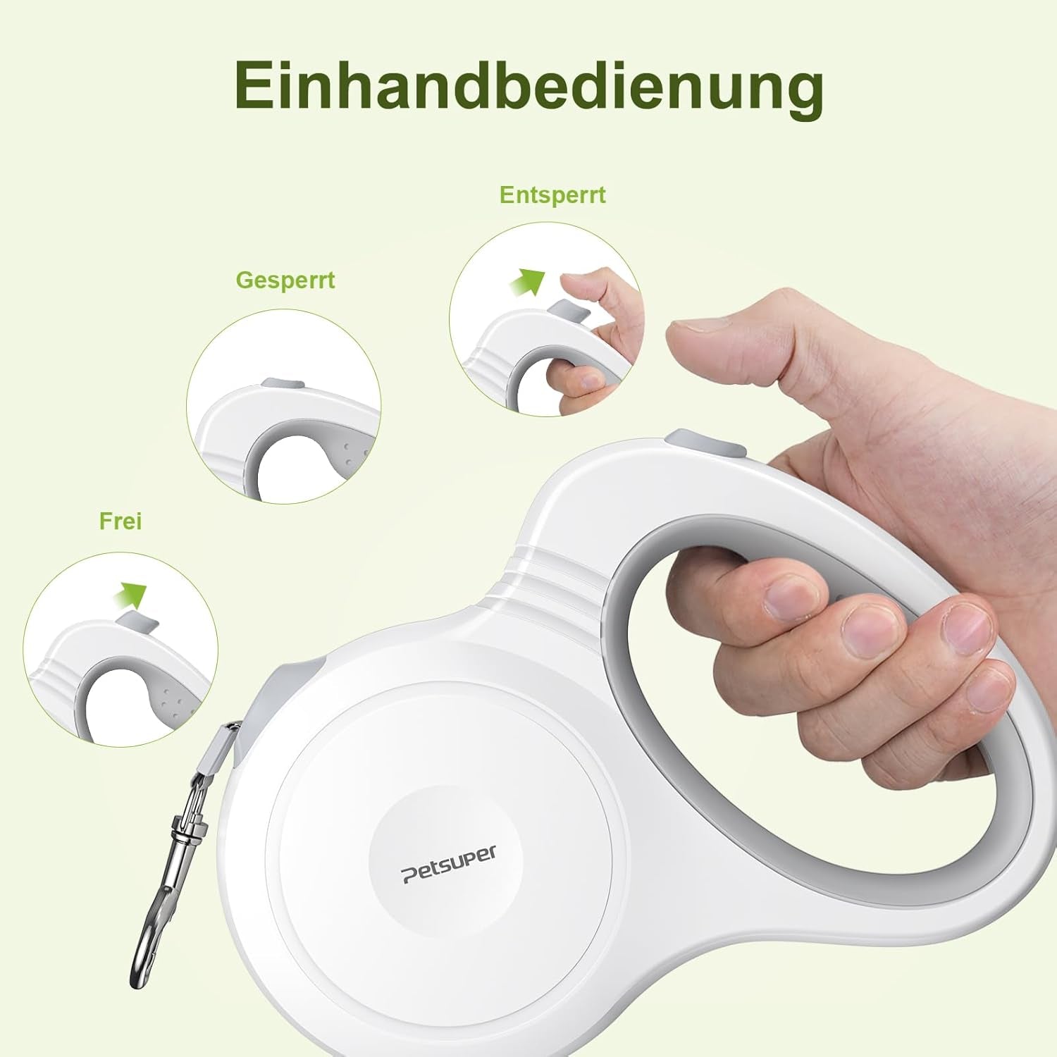 Hundeleine,5M Rollleine Einziehbare Leine Für Kleine Und Mittlere Hunde Schleppleine Bis 50 Kg
