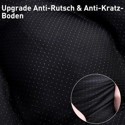 KSIIA Hundebett Grosse Hunde, Waschbar Hundekissen Flauschig, Hundematte Für Große, Mittelgroße Hunde, Rutschfeste Unterseite, Atmungsaktiv, Haustierbett Hundematratze Dunkelgrau 90X60Cm
