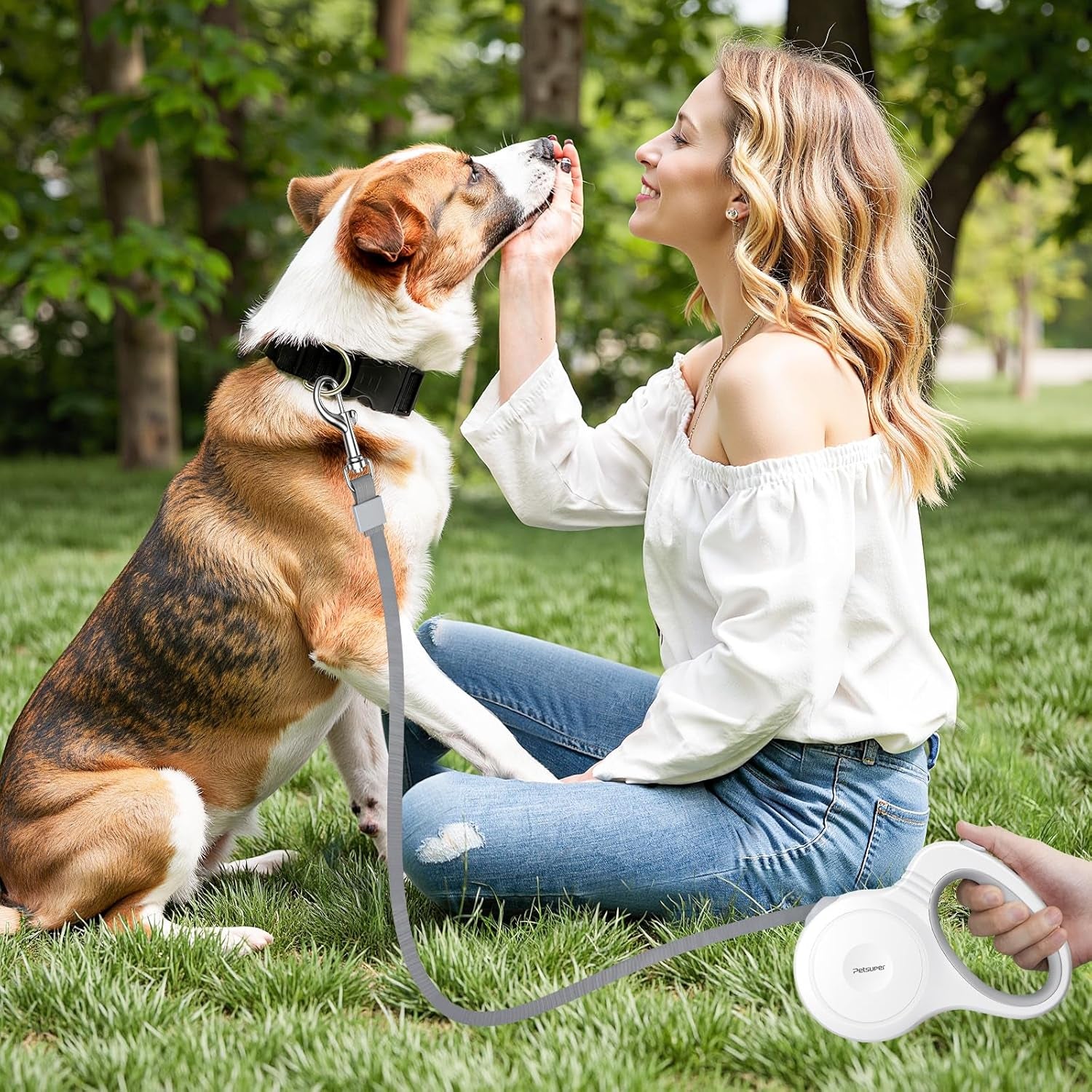 Hundeleine,5M Rollleine Einziehbare Leine Für Kleine Und Mittlere Hunde Schleppleine Bis 50 Kg