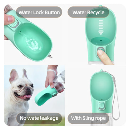 Portable Dog Water Bottle for Small Large Dogs Cat Outdoor Leakproof Walking Drinking Bowls Chihuahua French Bulldog Supplies