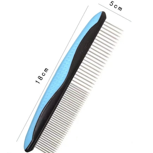 Pet Grooming Brush Comb,Dual-Sided Professional Deshedding Brush for Cats and Dogs ,Pet Brush for Removing Tangles and Knots