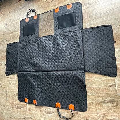 Extended Dog Car Seat Cover Car Bed Pet Backseat Cover Waterproof and Anti-Slip Pet Mat for Car SUV Truck Dog Products