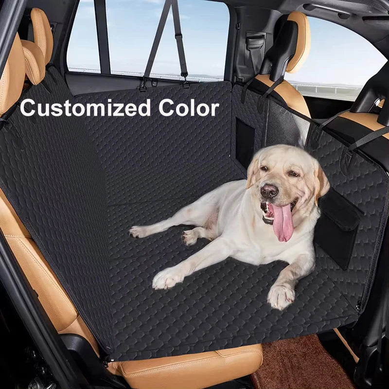 Extended Dog Car Seat Cover Car Bed Pet Backseat Cover Waterproof and Anti-Slip Pet Mat for Car SUV Truck Dog Products