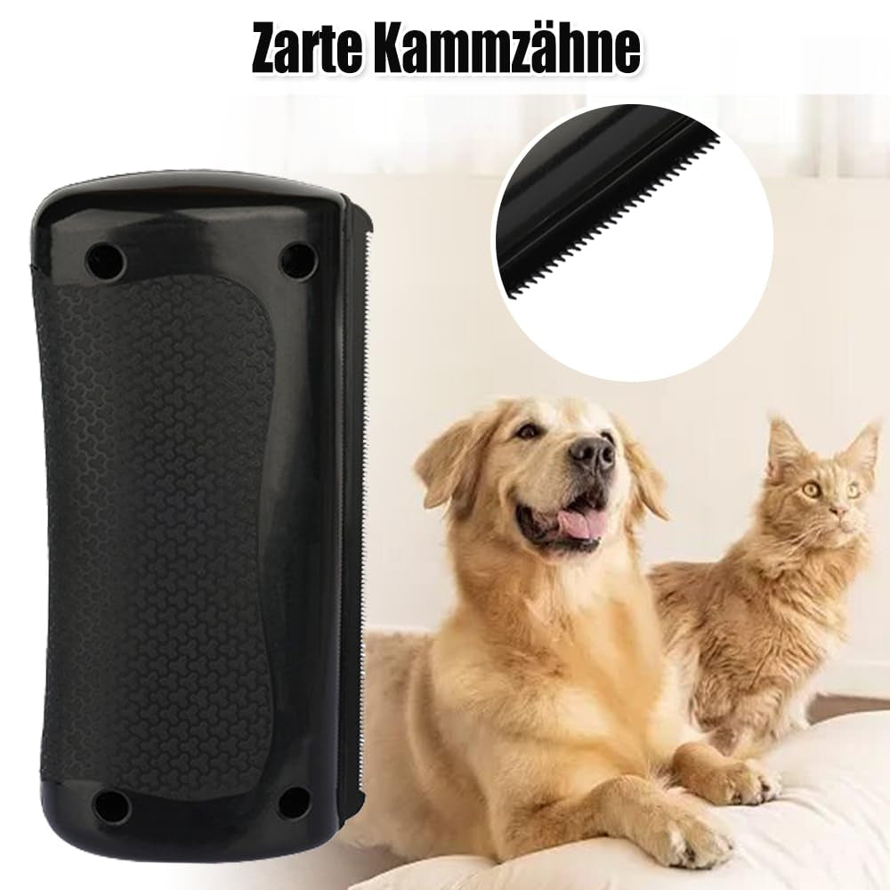 Fellwunder Bürste Hund, 2025 Neu Unterwolle Bürste Hund, Knotenpflege Hunde Bürste Hundebürste Unterwolle, Haarentfernung Und Schönheitswerkzeuge Für Hunde Katzen (1 Stück)