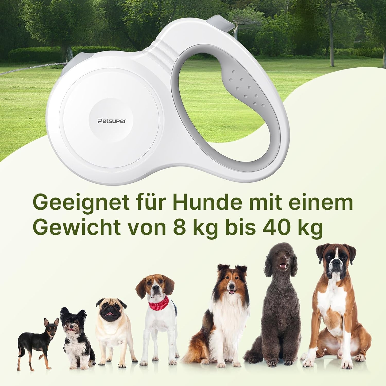 Hundeleine,5M Rollleine Einziehbare Leine Für Kleine Und Mittlere Hunde Schleppleine Bis 50 Kg